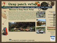 Tablet Screenshot of camppeachvalley.com